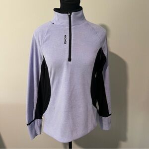 REEBOK 1/2 ZIP FLEECE SWEATER